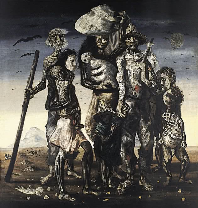 Quadro "Retirantes" de Candido Portinari.